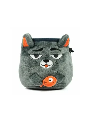 Autentický YY Vertical Chalk Bag Animal Grey cat